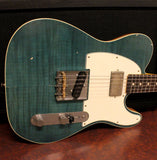 Nash T63 Guitar, Aquamarine, Humbucker, Light Aging