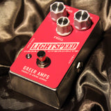 Greer Lightspeed Organic Overdrive Pedal - Pink/ White - Humbucker Music