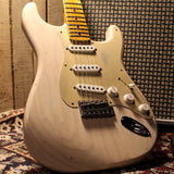 Fender Custom Shop Limited '55 Dual-Mag Strat Journeyman Relic, Aged White Blonde - Humbucker Music
