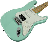 Suhr Classic S HSS Guitar, Surf Green, Maple - Humbucker Music
