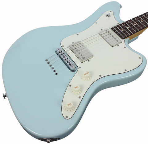 Suhr Classic JM Guitar, Sonic Blue, HH, TP6 - Humbucker Music