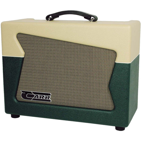 Carr Skylark 1x12 Combo Amp, Cream, Emerald Green - Humbucker Music
