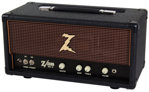 Dr. Z Z-28 MK II Head, Black, Oxblood Grille - Humbucker Music