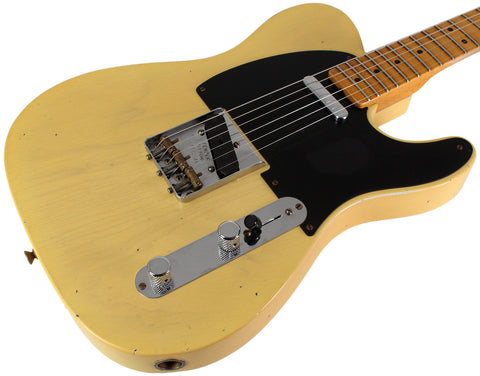 Fender Custom Shop Limited 1951 Telecaster Journeyman Relic, Nocaster Blonde - Humbucker Music