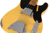 Fender Custom Shop Limited 1951 Precision Bass Relic, Aged Nocaster Blonde - Humbucker Music