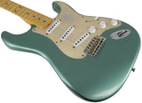 Fender Custom Shop Limited '55 Dual-Mag Strat Journeyman, Aged Sherwood Green Metallic - Humbucker Music