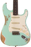 Fender Custom Shop 1959 Stratocaster Heavy Relic Guitar, Faded Aged Surf Green