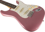 Fender Custom Shop Limited 59 Strat, Journeyman, Faded Aged Burgundy Mist Metallic - Humbucker Music