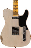 Fender Custom Shop Roasted Pine Double Esquire, Relic, Aged White Blonde - Humbucker Music
