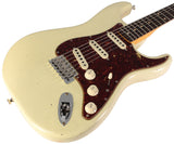 Fender Custom Shop Postmodern Strat Journeyman Relic W/ Cc Hardware, Aged Vintage White - Humbucker Music