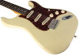 Fender Custom Shop Postmodern Strat Journeyman Relic W/ Cc Hardware, Aged Vintage White - Humbucker Music