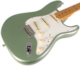 Fender Custom Shop Postmodern Strat Journeyman Relic W/ Cc Hardware, Faded Aged Sage Green Metallic