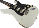Fender Custom Shop Limited Roasted Poblano Strat, Relic, Aged Olympic White