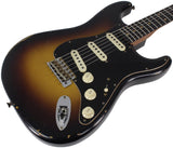 Fender Custom Shop Limited Roasted Poblano Strat, Relic, Wide Fade Sunburst - Humbucker Music