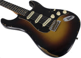 Fender Custom Shop Limited Roasted Poblano Strat, Relic, Wide Fade Sunburst - Humbucker Music