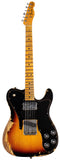 Fender Custom Shop Limited '70's HS Tele Custom, Heavy Relic, Aged, Faded 3 Tone Sunburst