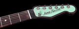Trussart Deluxe Steelcaster in Surf Green on Cream w/ Roses