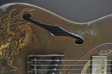 . Trussart Deluxe Steelcaster - Rust on Cream - Dragon