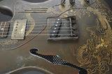 . Trussart Deluxe Steelcaster - Rust on Cream - Dragon
