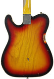 Nash TC-63 Guitar, 3 Tone Sunburst, Bigsby, Lollartron Neck