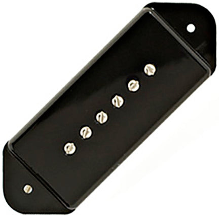 Lollar P-90 Dogear Pickup, Neck, Short, Black - Humbucker Music