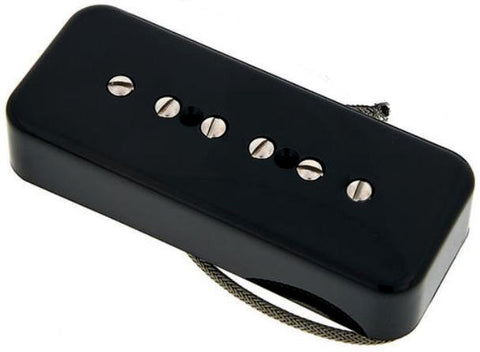 Lollar P-90 '50s Wind Soap Bar Pickup, Neck, Black - Humbucker Music