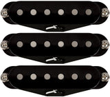 Lollar Strat Dirty Blonde Pickup Set, Black