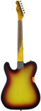 Nash T-63 Guitar, 3 Tone Sunburst, Medium Distress, Bigsby