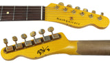 Nash T-63 Guitar, 3 Tone Sunburst, Medium Distress, Bigsby