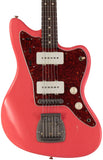 Nash JM63 Jazzmaster Guitar, Fiesta Red, Light Aging - Humbucker Music