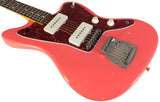 Nash JM63 Jazzmaster Guitar, Fiesta Red, Light Aging - Humbucker Music