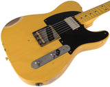 Nash T52 Guitar, Butterscotch Blonde, Humbucker, Medium Aging - Humbucker Music