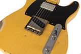 Nash T52 Guitar, Butterscotch Blonde, Humbucker, Medium Aging - Humbucker Music