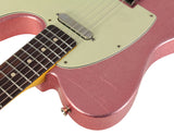 Nash T63 Guitar, Vintage Pink Sparkle, Light Aging