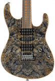 . Suhr Modern Burl Maple  - Trans Blue Tint