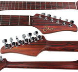 . Suhr Modern Waterfall Burl Maple HSH - Trans Green