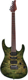 . Suhr Modern Waterfall Burl Maple HSH - Trans Green