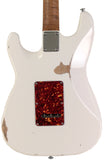 Suhr Select Classic S Antique HSS Guitar, Roasted Flamed Neck, Olympic White, Rosewood