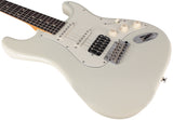 Suhr Classic S Antique Guitar, Olympic White, Rosewood, HSS - Humbucker Music