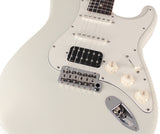 Suhr Classic S Antique Guitar, Olympic White, Rosewood, HSS - Humbucker Music