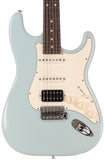 Suhr Classic S Antique Guitar, Sonic Blue, Rosewood, HSS - Humbucker Music