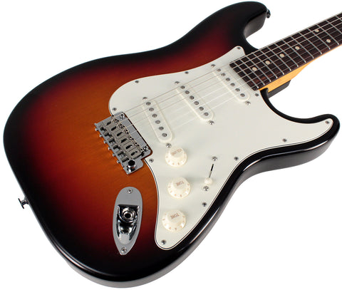 Suhr Classic S Antique Guitar, 3-Tone Burst, Rosewood - Humbucker Music
