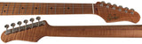 Suhr Select Classic S Antique HSS Guitar, Roasted Flamed Neck, Black, Maple