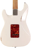 Suhr Select Classic S Antique HSS Guitar, Roasted Flamed Neck, Olympic White, Rosewood