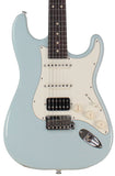 Suhr Classic S HSS Guitar, Sonic Blue, Rosewood - Humbucker Music