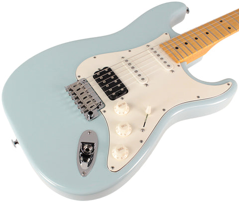 Suhr Classic S HSS Guitar, Sonic Blue, Maple - Humbucker Music