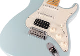 Suhr Classic S HSS Guitar, Sonic Blue, Maple - Humbucker Music