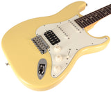 Suhr Classic S HSS Guitar, Vintage Yellow, Rosewood - Humbucker Music