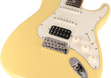 Suhr Classic S HSS Guitar, Vintage Yellow, Rosewood - Humbucker Music