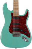 Suhr Limited Classic S Paulownia Guitar, Trans Seafoam Green, Hardshell Case - Humbucker Music